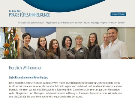 Dr. Bernd Rühe - Praxis für Zahnheilkunde